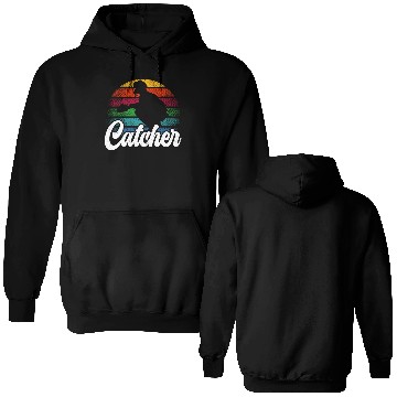 Discover Baseball Lover Baseball Player Baseball Catcher Double Sided Hoodies