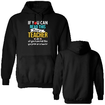 Discover Teacher Appreciation 2023 Cute, Funny Teacher Double Sided Hoodies