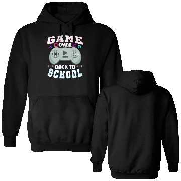 Discover Game Over Gaming Controller Back To School Double Sided Hoodies