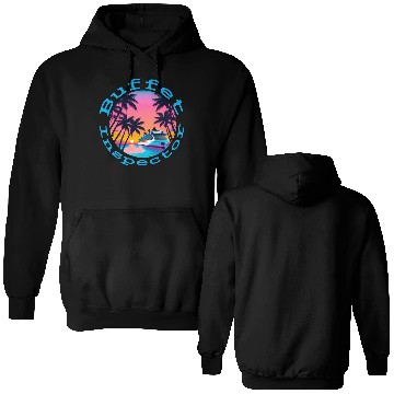 Discover Cruise Ship "Buffet Inspector" (Font 1) Double Sided Hoodies