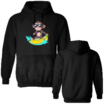 Discover Funky Monkey Business Double Sided Hoodies
