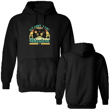 Discover Gaming, Start the mission Double Sided Hoodies