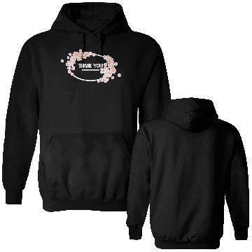 Discover Thank you Double Sided Hoodies