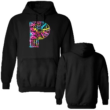 Discover Tie Dye Typography Pre K Student & Teacher Back Double Sided Hoodies
