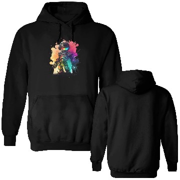 Discover Retro Robot Cute Robotic Engineer Technology Double Sided Hoodies