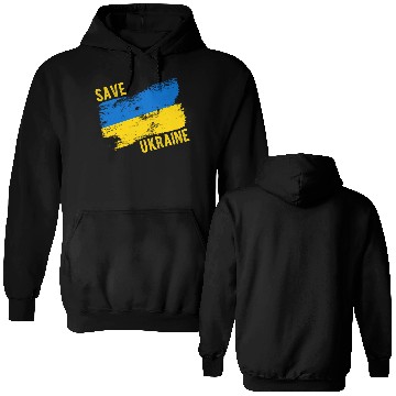Discover Save Ukraine Double Sided Hoodies