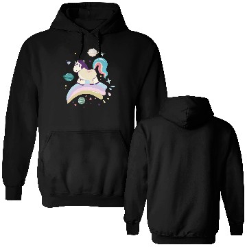 Discover Unicorn rainbow Double Sided Hoodies