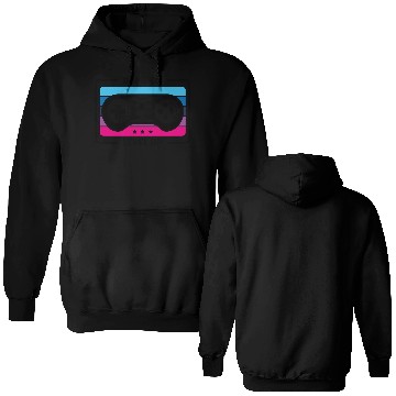Discover Game on level up illustration black Double Sided Hoodies
