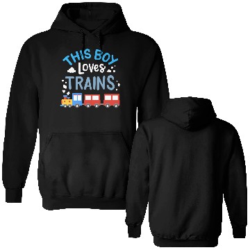 Discover Trains Train Lover Double Sided Hoodies