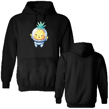 Discover Kawaii astronauts pineapple Double Sided Hoodies