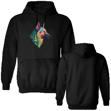 Discover German Shepherd Forest Double Sided Hoodies
