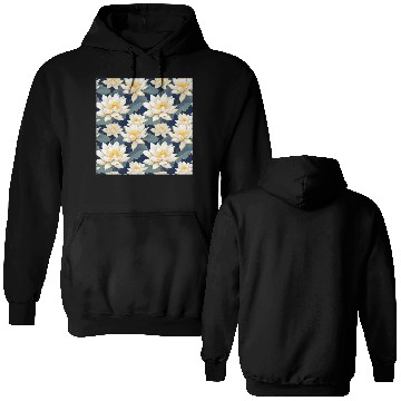 Discover Serenity Blooms: Timeless Lotus Pattern Double Sided Hoodies