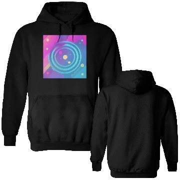 Discover Galaxy nebula art Double Sided Hoodies