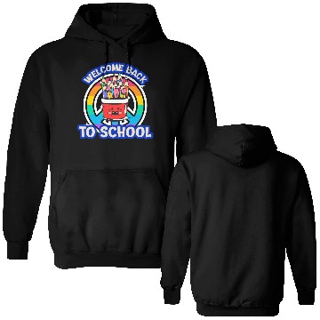 Discover Welcome back to school Double Sided Hoodies