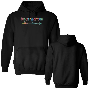 Discover Kindergarten Teacher Team Double Sided Hoodies