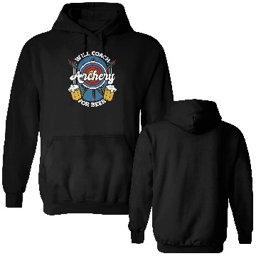 Discover Archery Beer Archery Coach Double Sided Hoodies