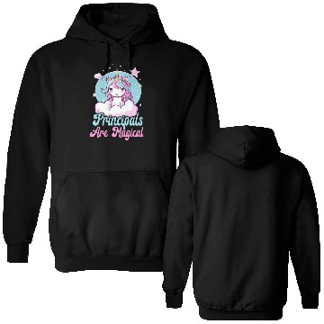 Discover School Administrator Principal Admin Squad Double Sided Hoodies