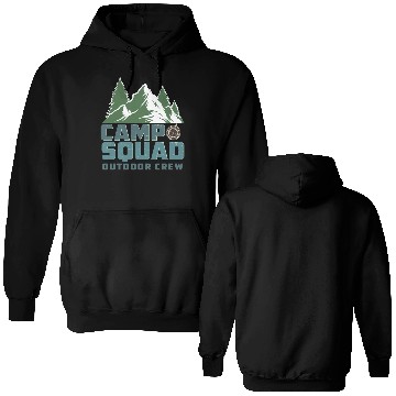 Discover CAMP SQUAD OUTDOOR CREW Double Sided Hoodies