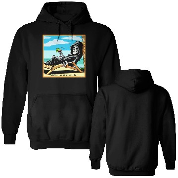 Discover Death Takes A Holiday Double Sided Hoodies