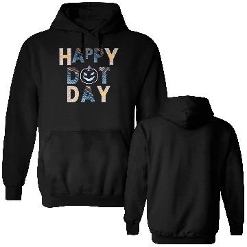 Discover Happy dot day pumpkin polka dot Double Sided Hoodies
