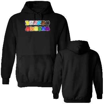 Discover Pride Progress Flag Frog Design for Equality Double Sided Hoodies