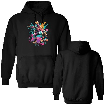 Discover Cyberpunk Skater Vector Double Sided Hoodies