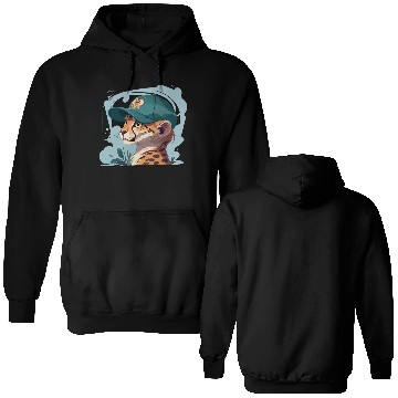 Discover Cool Cheetah Double Sided Hoodies