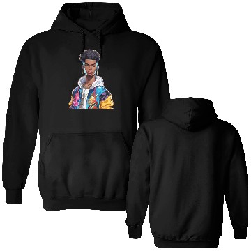 Discover Afro Hip Hop Double Sided Hoodies