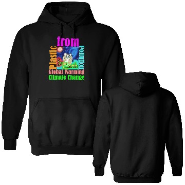 Discover Save Earth Double Sided Hoodies