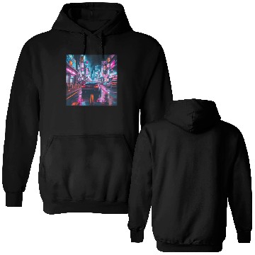 Discover Vaporwave Tokyo Double Sided Hoodies