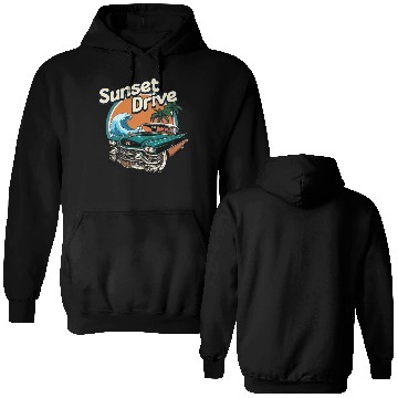 Discover Sunset Drive Escape Double Sided Hoodies