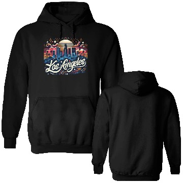 Discover Los Angeles Double Sided Hoodies