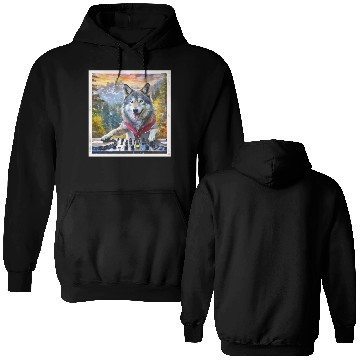 Discover DJ Wolf Wilderness Mix Double Sided Hoodies