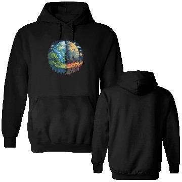Discover Lets not the planet Double Sided Hoodies