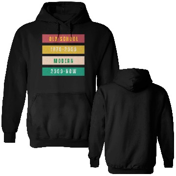 Discover Old school since 80s Double Sided Hoodies