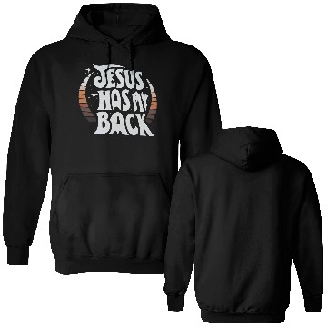 Discover Jesus Has My Back 23 Double Sided Hoodies