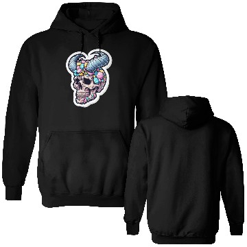 Discover Sweet Reverence: Easter Sugar Skull Double Sided Hoodies