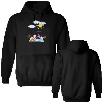 Discover Spring picnic 1 Double Sided Hoodies