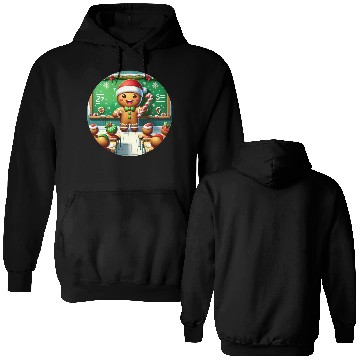 Discover Gingerbread Teach's Yuletide Class Double Sided Hoodies