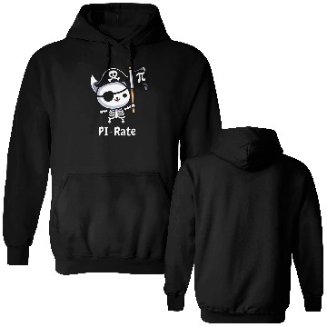 Discover Pi-Rate Cat - Pi day Double Sided Hoodies