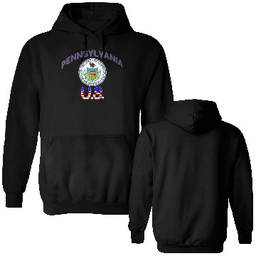 Discover Pennsylvania us Double Sided Hoodies