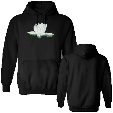 Discover White Lotus Illustration Double Sided Hoodies
