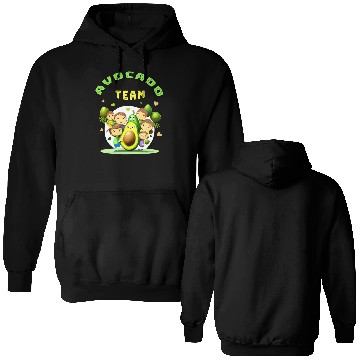 Discover Avocado team Double Sided Hoodies