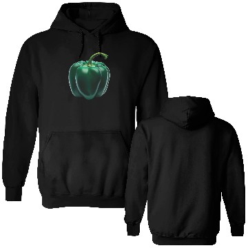 Discover Green Bell Pepper Double Sided Hoodies