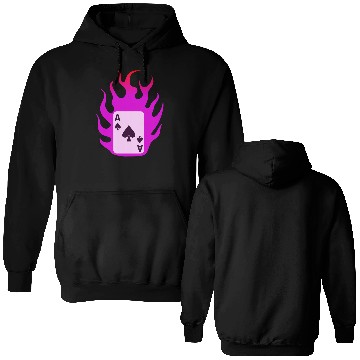 Discover Flaming Card - X-men Double Sided Hoodies