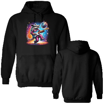 Discover Disco Ball Guitar Armadillo Double Sided Hoodies
