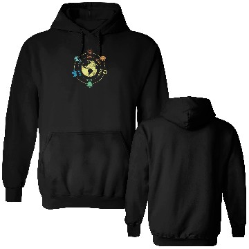 Discover Environmental protection nature conservation Ocean Double Sided Hoodies