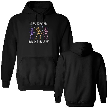 Discover Til Death Do Us Party Halloween Dancing Skeleton Double Sided Hoodies