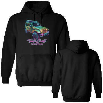 Discover Jeep overland Double Sided Hoodies