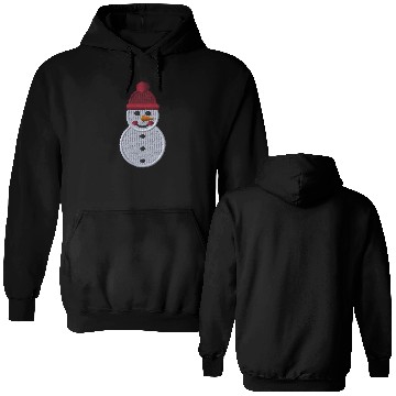 Discover Snowman embroidered Double Sided Hoodies
